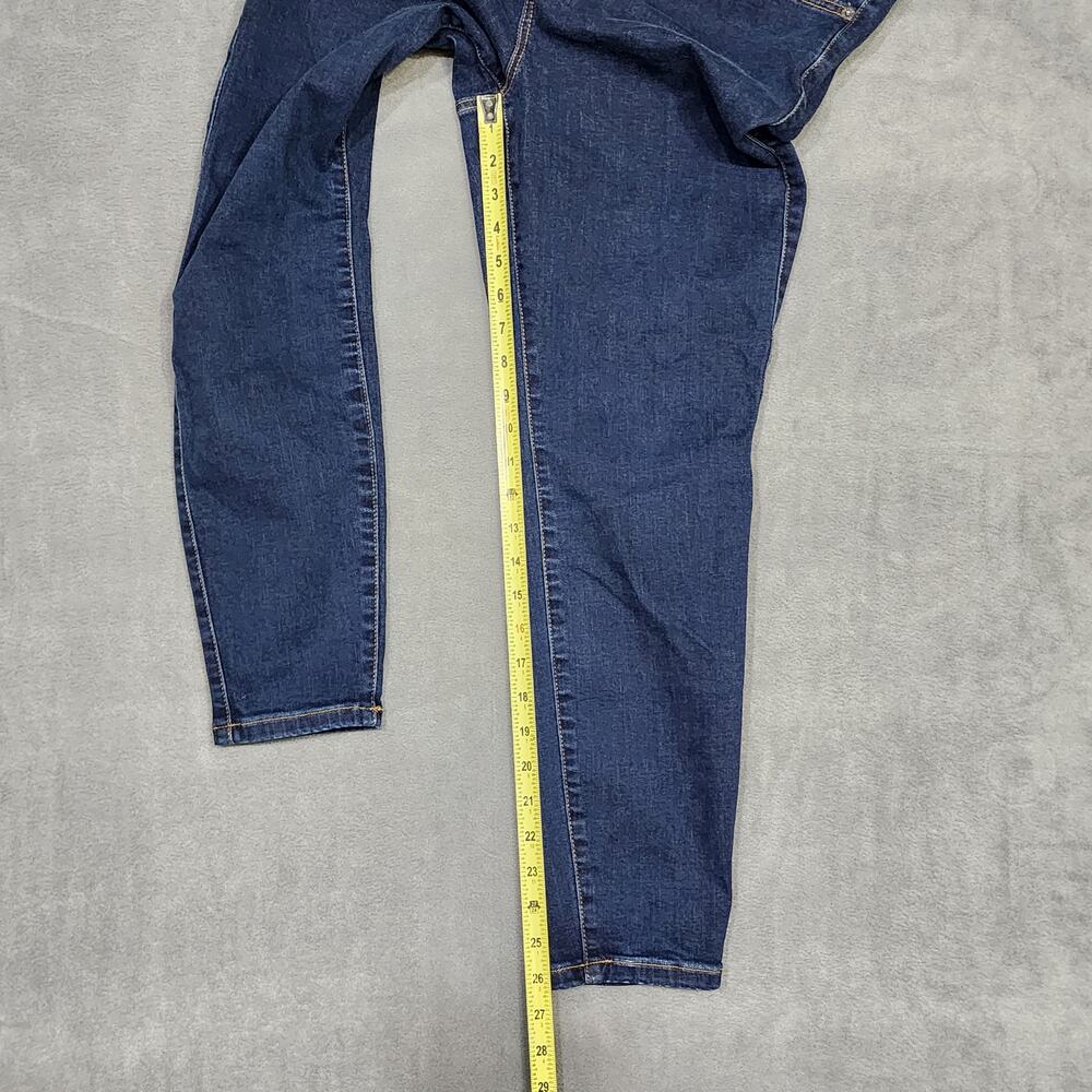 Torrid Jegging Jeans Super Soft Skinny High Rise Dark Wash Stretch Size 16 Short - Picture 8 of 8